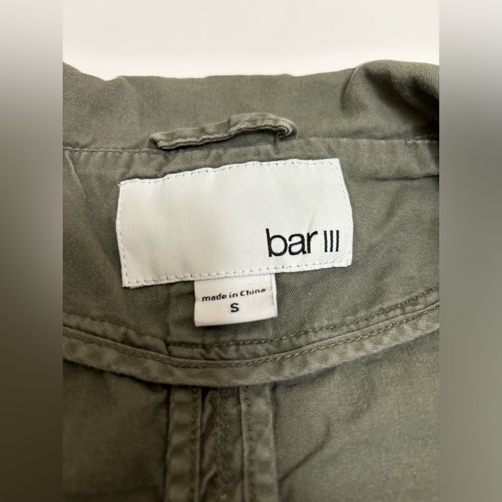 Bar III army green utility jacket size Small S gorpcore‎ street wear - Picture 8 of 16